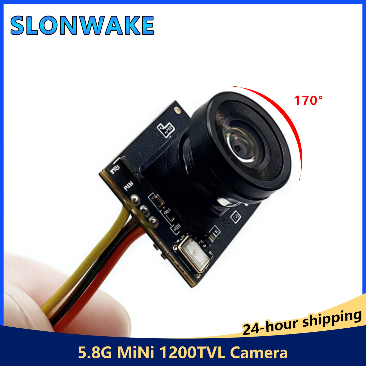 Drone Camera Wide Angle - SLONWAKE Ultra Mini 5,8G FPV камера