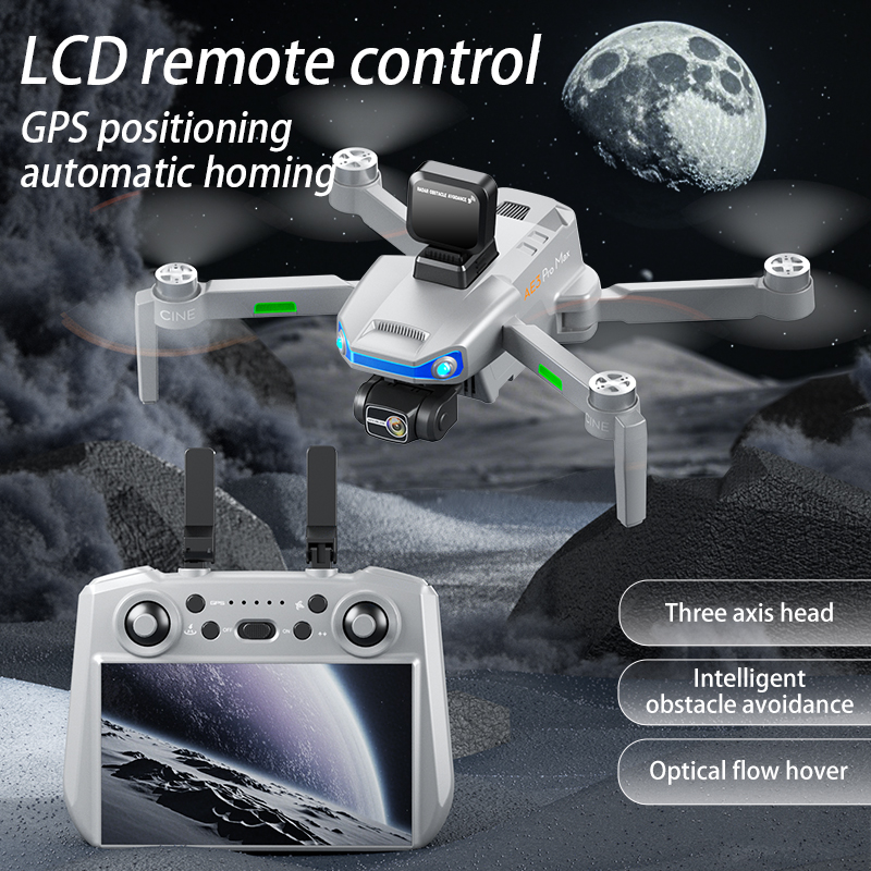 AE3 PRO Max NEW LCD SC GPS Дро – обзор и цена Drone Camera With Gimbal