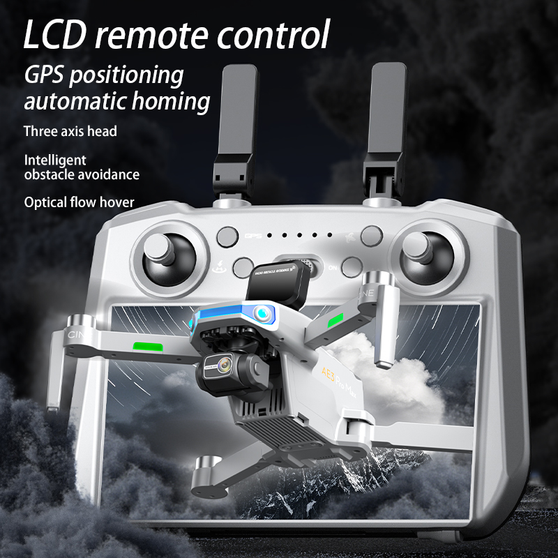 AE3 PRO Max NEW LCD SC GPS Дро – обзор и цена Drone Camera With Gimbal