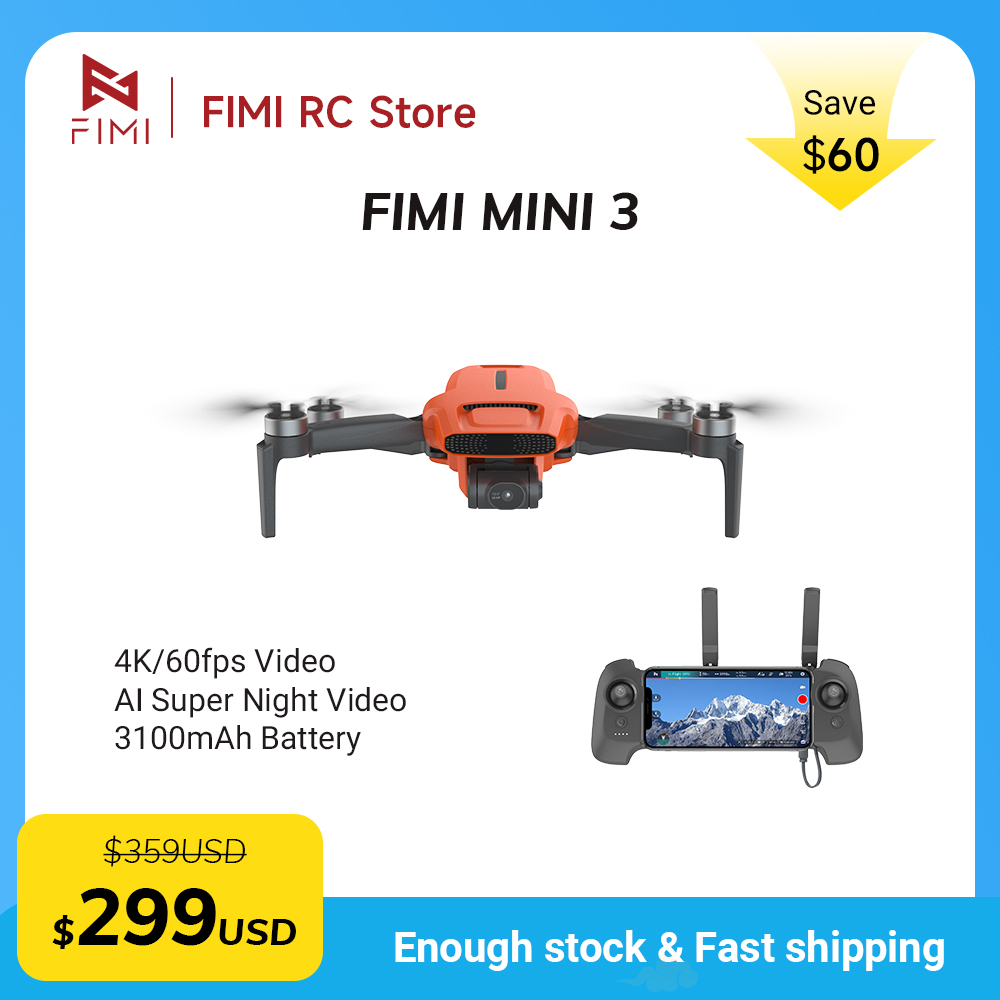 Дрон FIMI MINI 3 с камерой 4K  – обзор и цена Drone Camera With Gimbal